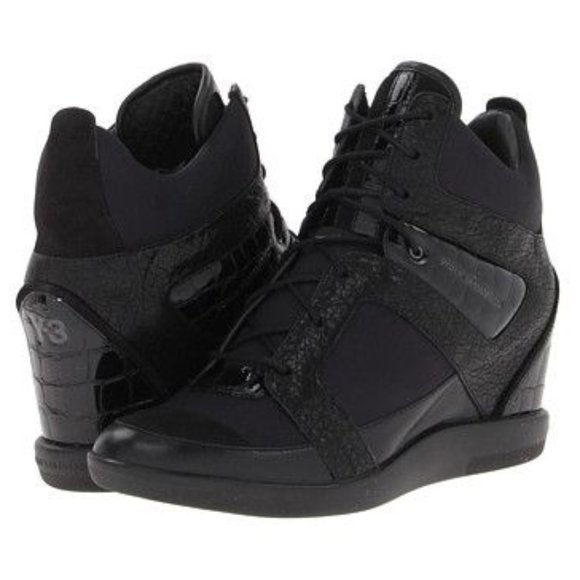 Y3 wedge sneakers Clearance